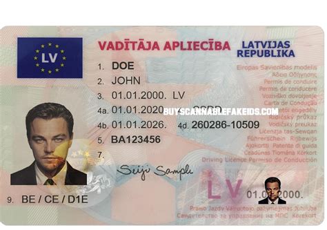 Latvia Fake Driver License Scannable Buy Scannable Fake Id Best