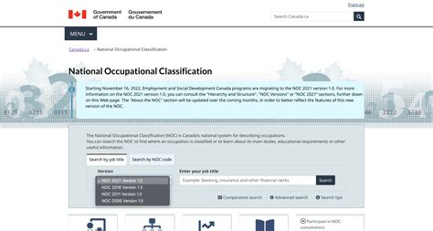 How To Find Your Noc Code Wild Mountain Immigration