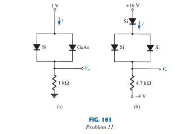 Solved Determine V O And I For The Networks Of Fig Determine