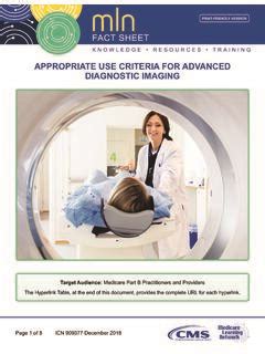 criteria  advanced diagnostic imaging
