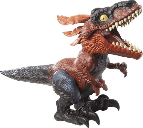 Buy Jurassic World Dominion Uncaged Rowdy Roars Pyroraptor Dinosaur Action Figure Ultimate Fire