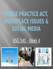 NSG 540 Week 4 PPT Nurse Practice Act Spring 2021 Pptx NURSE