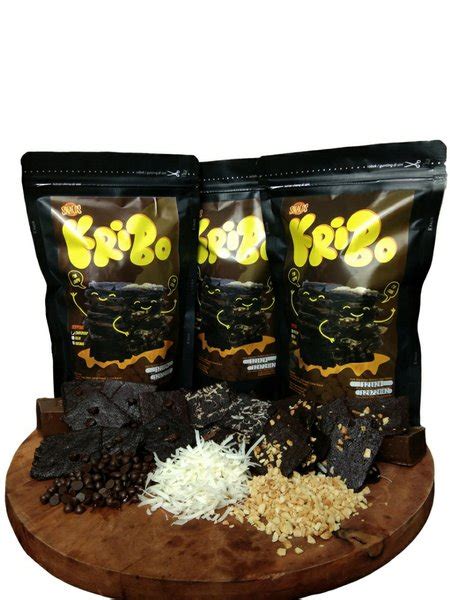 Jual Keripik Brownies Snacos Kribo Topping Choco Chip Di Lapak Snacos