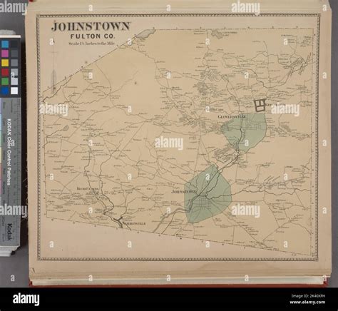 Johnstown Fulton Co Township Cartographic Atlases Maps 1868 Lionel