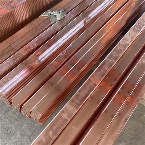 Pure Copper Flat Bar Copper Busbar Copper Rod Price Per Kg