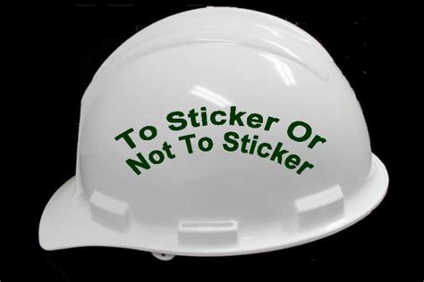 How To Put Stickers On Hard Hats The Right Way Work Gearz