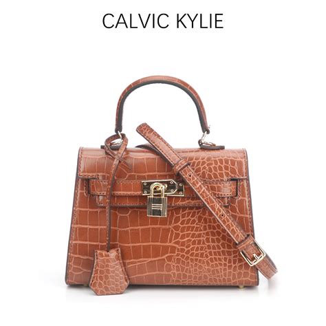 Jual Calvic Kylie Shoulder Bag Tas Wanita Import Tas Mini Sellier Croco