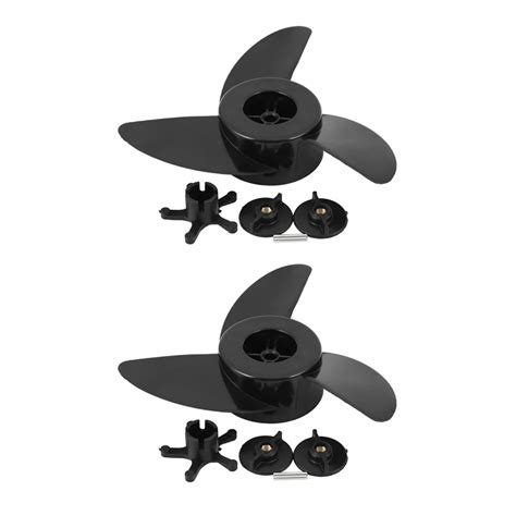 2x 54l Motor Boat Propeller Electric Propeller Propeller Outboard Motor Electric Motor For Haibo