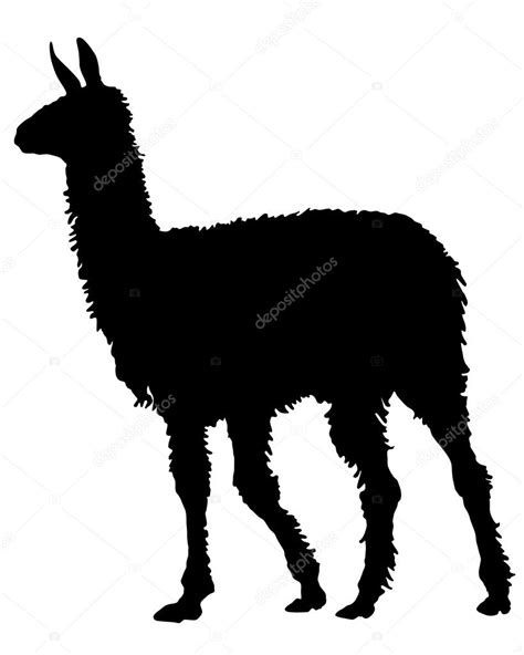 Lama Silhouette — Stock Photo © Lantapix 4717796