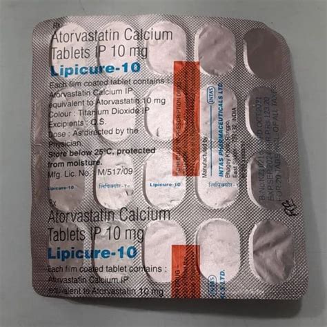 10mg Atorvastatin Calcium Tablets At Rs 215box Atorvastatin Tablet