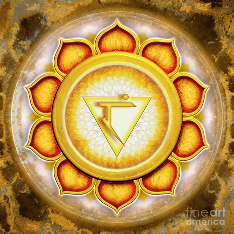 Solar Plexus Chakra Series 5 Digital Art By Dirk Czarnota