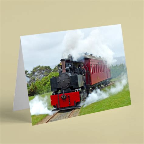 Steam Train Birthday Card Beebooh