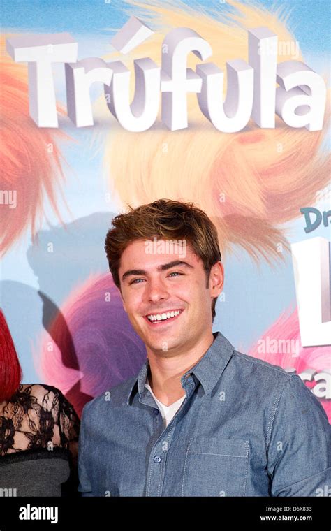 Zac Efron Dr Seuss The Lorax Photocall Held At Villamagna Hotel In