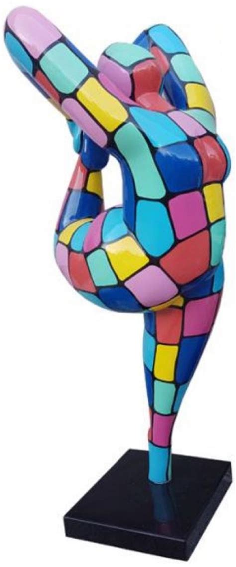 Casa Padrino Luxury Designer Decorative Sculpture Woman Colorful