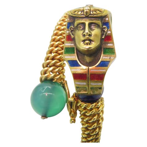 Egyptian Revival Scarab Bracelet For Sale At 1stdibs