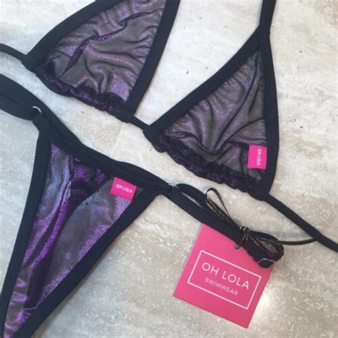 Violet Pleasure Sheer Bikini Translucent To Steal All The Looks