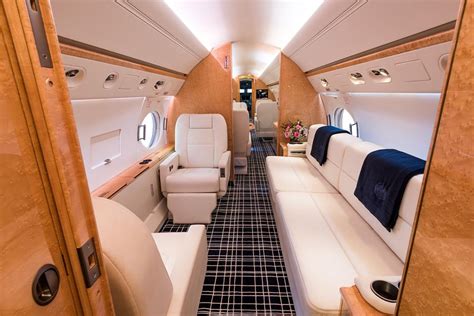 Private Jet Gulfstream G550 Interior Photo Price Rental Skyrevery