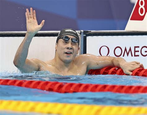 男子100mバタフライ、水沼尚輝が全体10位で準決勝敗退：写真 読売新聞