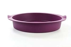 Tupperware Moule en silicone violet Pâtisserie Moule à gâteau rond en