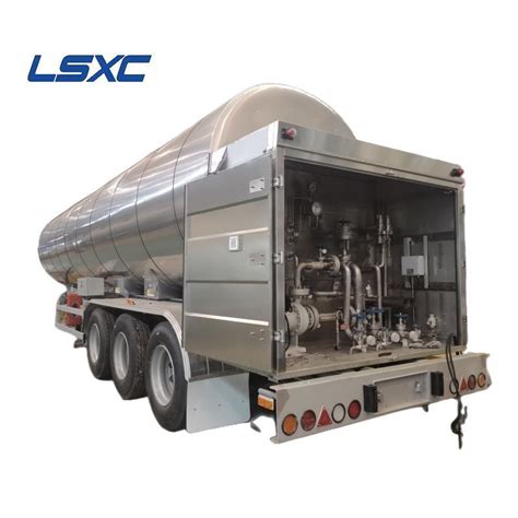 Axles Cbm Lco Transport Semi Trailer Gas Tanker Trailer For Sale