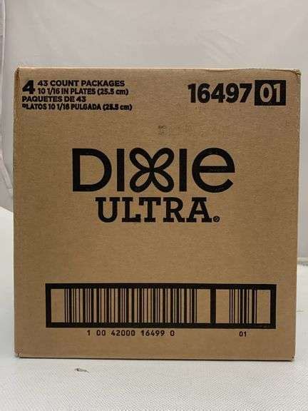 Dixie Ultra Large Paper Plates 10 Inch 172 Count 3X Stronger