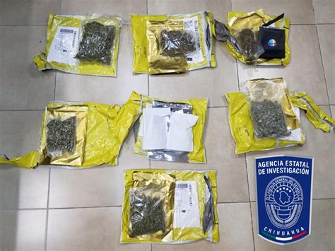 Aseguran Un Kilo De Marihuana Enviada Por Empresa De Paqueter A