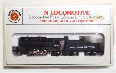 N Scale VINTAGE Bachmann 2-6-2 Steam Locomotive Engine With Tender new ...