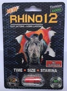 Rhino 12 Dietary Supplements – Down Town Distro.