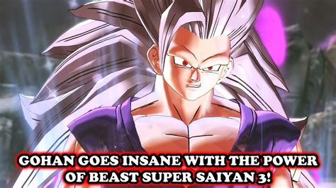 GOHAN GOES PSYCHO WITH THE POWER OF BEAST SSJ3 A New Villain Dragon