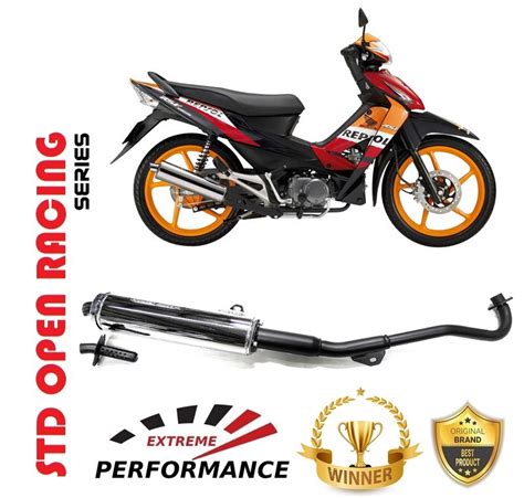 Wave X Ultimo Mm Ekzos Std Racing Exzos Open Exhaust Epower Berang