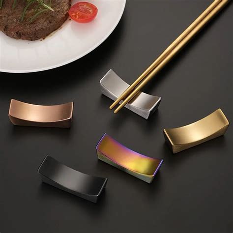 Stainless Steel Chopstick Holders Pillow Shape Spoon Forks Knives