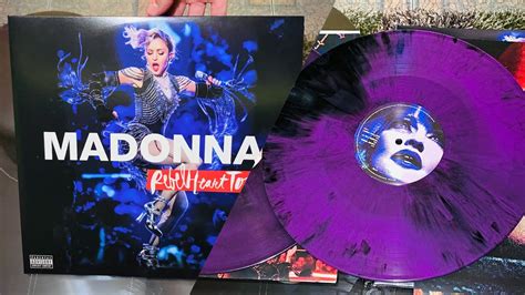 Madonna Rebel Heart Tour Purple Swirl Vinyl Unboxing Youtube