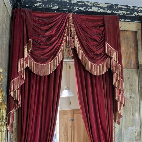 Large Maroon Velvet Curtains Lassco Englands Prime Resource For