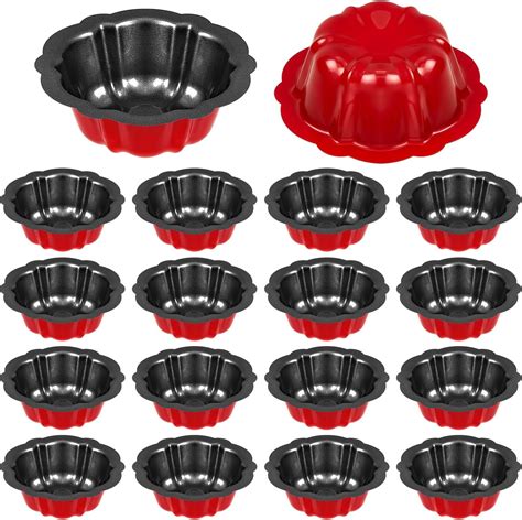 Mini Molde Para Pasteles Estriado De 4 Pulgadas Tubos Estriados