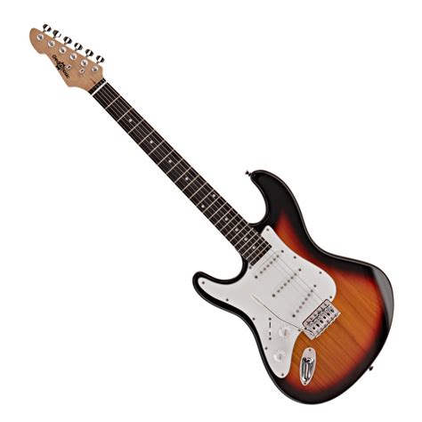 La Left Handed Electric Guitar By Gear4music Sunburst 2023 Edition At Gear4music