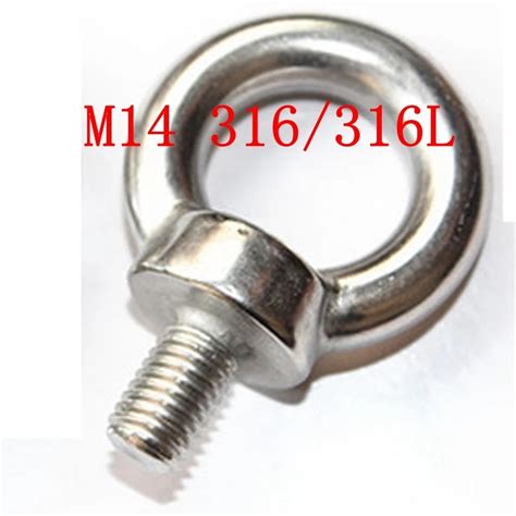 M Authentic L Stainless Steel Lifting Eye Bolt Din M