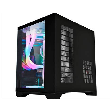 Gabinete Gamer K Mex Space Aqua Preto Vidro Temperado Sem Fan Mid Tower