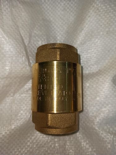 V Lvula Check Pulgada Bronce Marca Europa Itap Italiana Mercadolibre