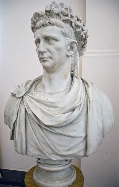 Myglyptothek Emperor Claudius Ad White Marble Museo