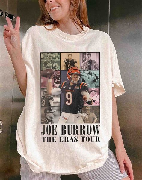 Joe Burrow The Eras Tour Shirt Vintage Joe Burrow T Shirt Etsy