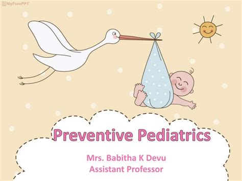 Notes On Preventive Pediatrics Ppt