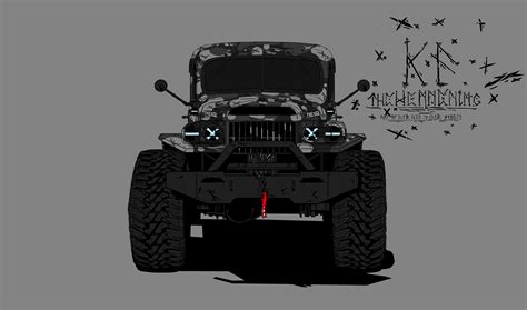 More Concept Art For The Dodge Power Wagon Commissions Open Rmopar