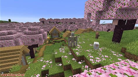 5 Cherry Grove Village Spawn Minecraft Seeds Java Edition 1minecraft