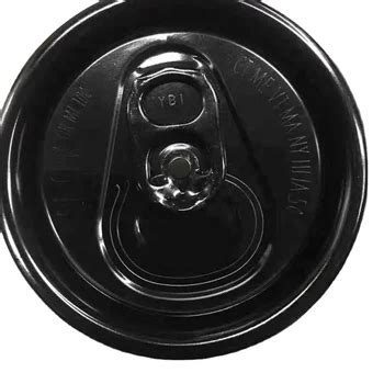 Black Color 200 202 206 Sot Prt Aluminum Can Lids With Carving Wards