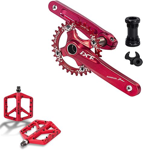 Amazon BUCKLOS 104 BCD MTB Crankset Narrow Wide Chainring Bottom