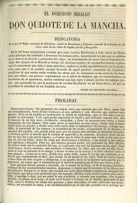 El Ingenioso Hidalgo Don Quijote De La Mancha Miguel De Cervantes