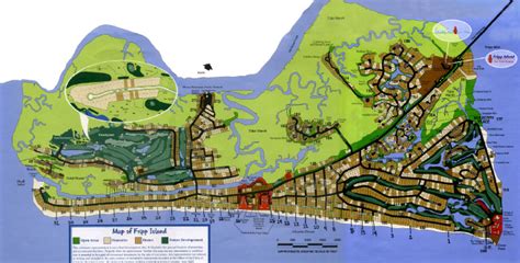 Fripp Island Map Color 2018