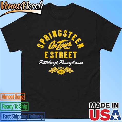 Bruce Springsteen And E Street Band Tour In Pittsburgh Pa Shirt ...