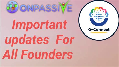 Onpassive New Update For All Founders All New Customer Update