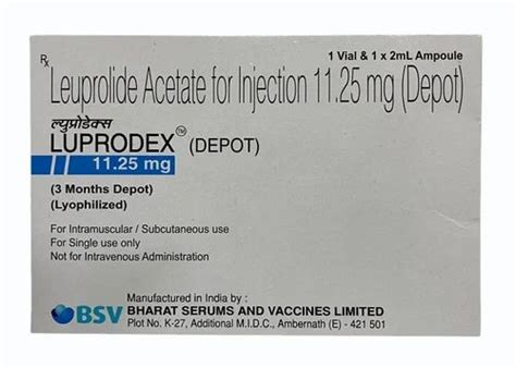 Luprodex Depot 1125mg Leuprolide Acetate Injection At Rs 6400vial In New Delhi